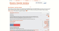 Desktop Screenshot of moviereviewblog.net